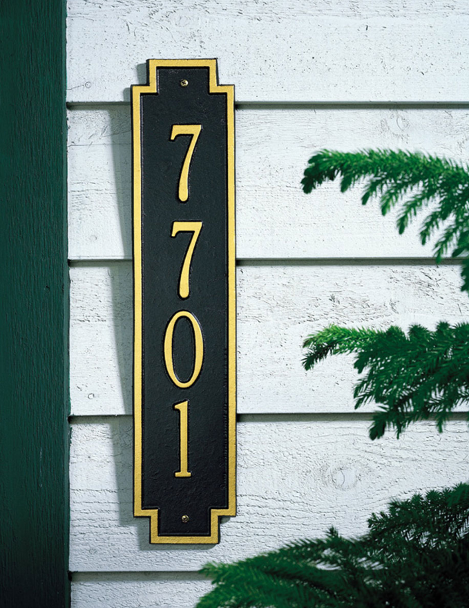 Windsor Vertical Wall Address Plaque 