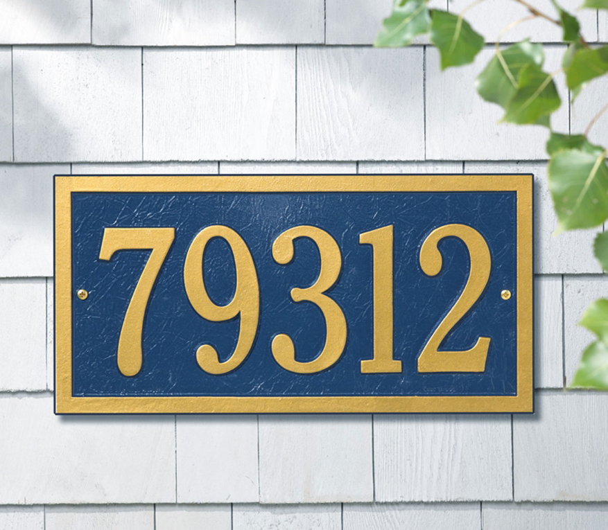 Bismark Wall Address Plaque 