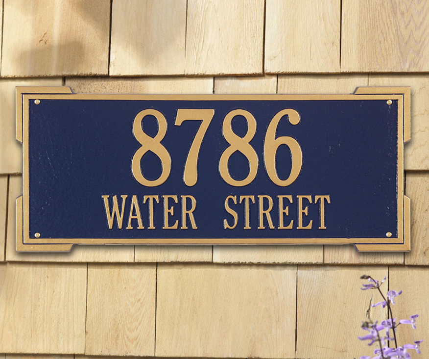 Roanoke Wall Address Plaque (Estate Size) Whitehall ProductsOutside The Box Home & Garden Décor