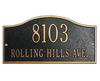 Rolling Hills Wall Address Plaque (Standard Size) Whitehall ProductsOutside The Box Home & Garden Décor