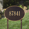 Hawthorne Oval Lawn Address Plaque (Standard Size) 
