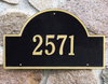 Arch Marker Wall Address Plaque (Estate Size) 