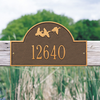 Flying Duck Arch Wall Address Plaque 