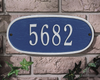 Oval Wall Address Plaque 