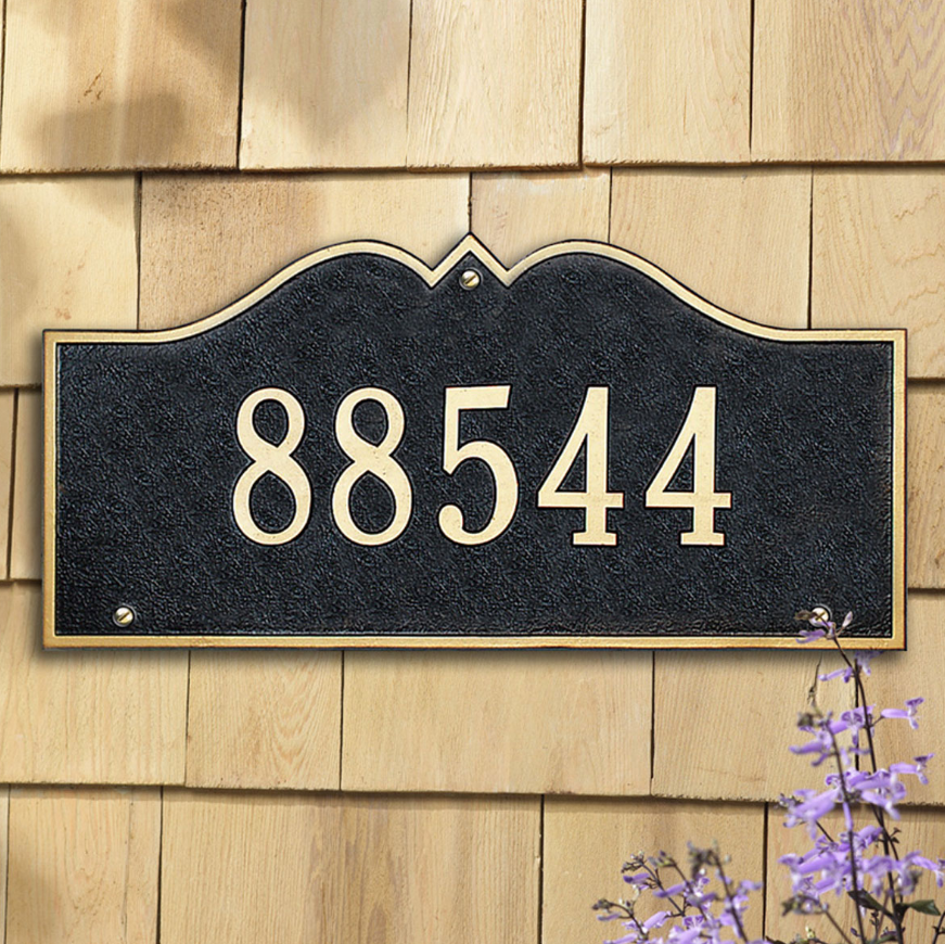 Hillsboro Wall Address Plaque (Estate Size) 
