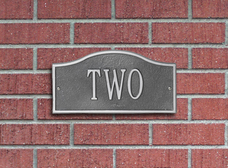 Rolling Hills Wall Address Plaque (Mini Size) Whitehall ProductsOutside The Box Home & Garden Décor