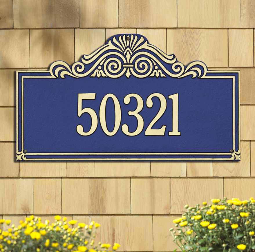 Villa Nova Wall Address Plaque (Estate Size) 