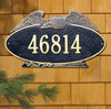 Eagle Oval Wall Address Plaque (Estate Size) 