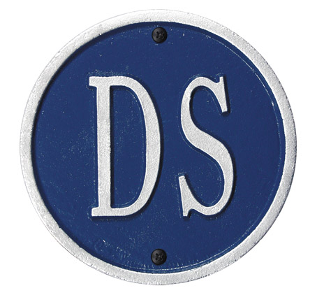 Oval Wall Address Plaque 