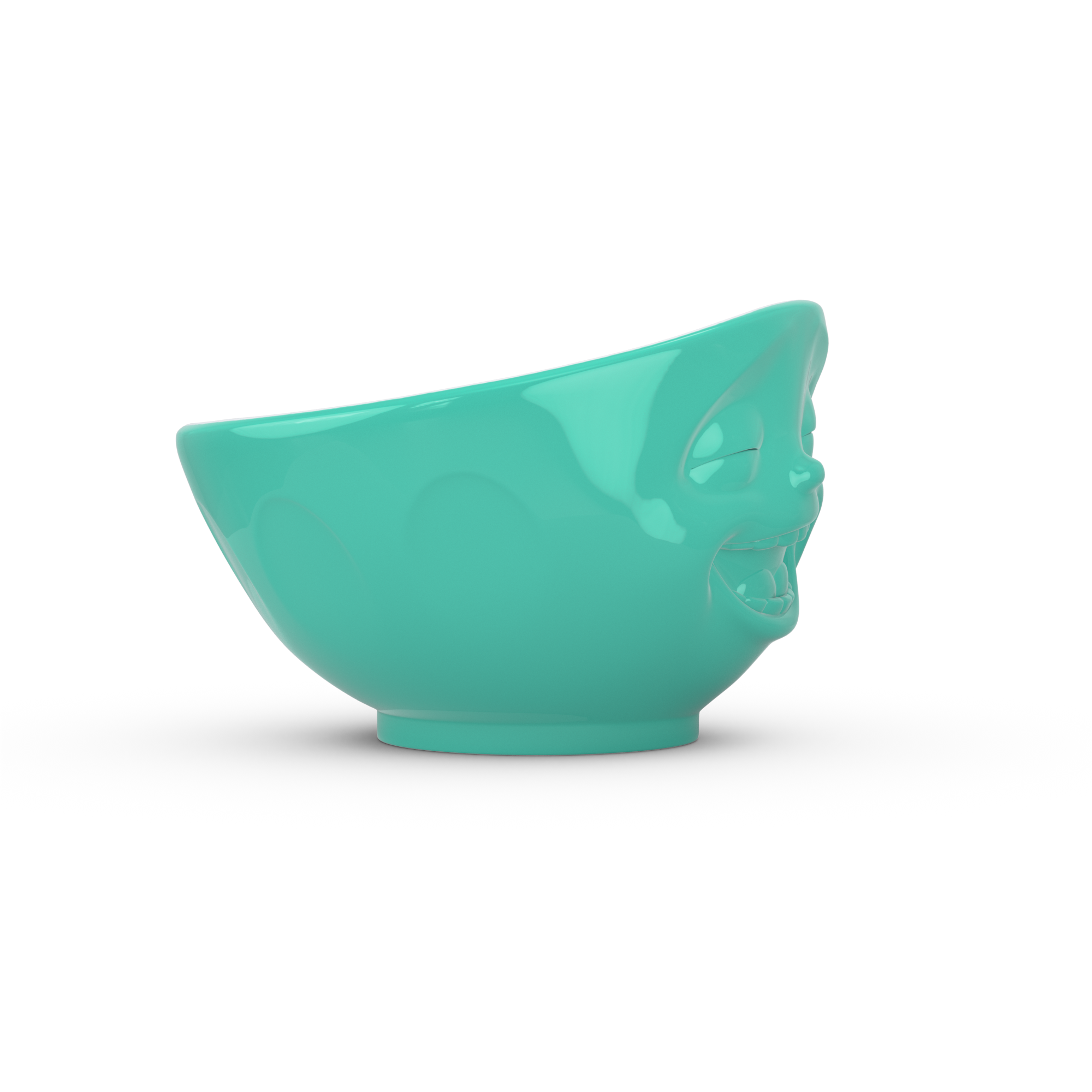 Laughing Face - Mint Green 16 oz. Bowl