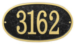 Oval House Numbers Plaque 