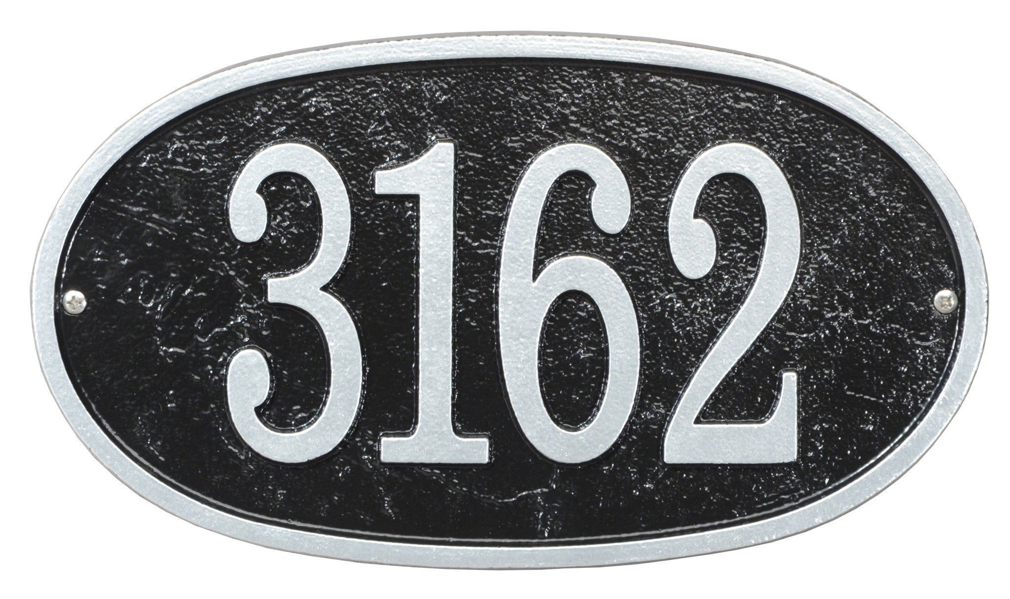 Oval House Numbers Plaque 