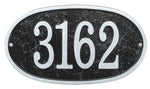 Oval House Numbers Plaque 