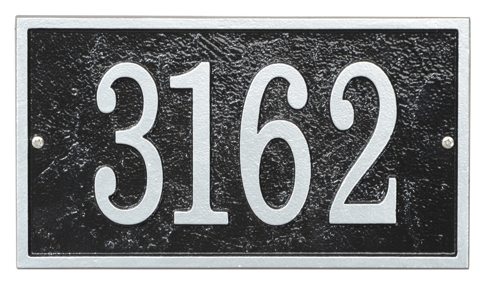 Rectangle House Numbers Plaque 
