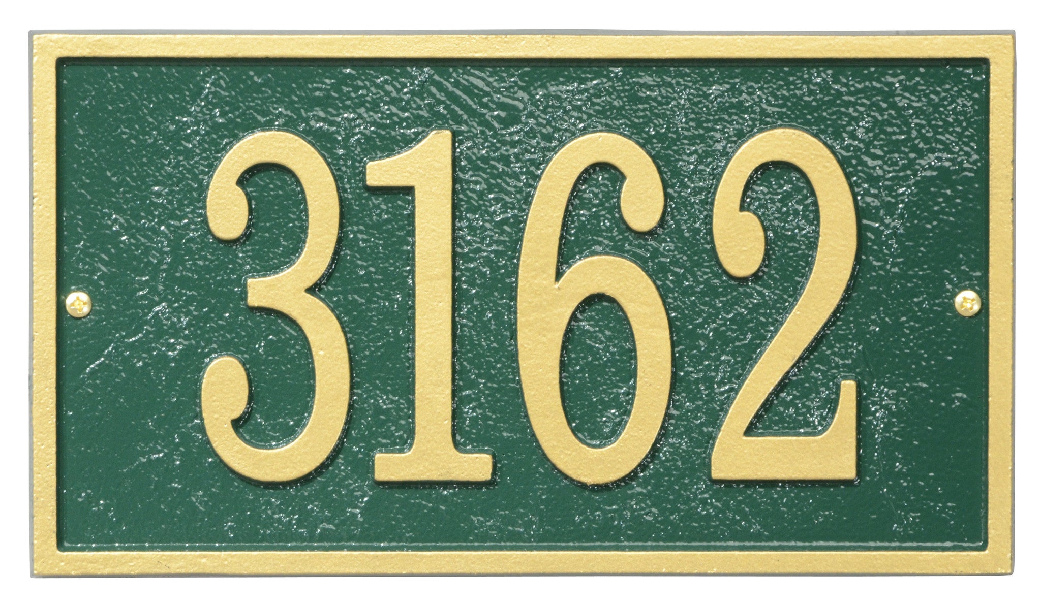 Rectangle House Numbers Plaque 