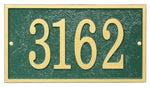 Rectangle House Numbers Plaque 