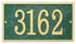 Rectangle House Numbers Plaque 