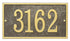 Rectangle House Numbers Plaque 