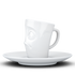 Espresso Cup and Saucer - Baffled Face
