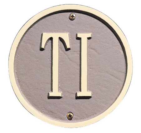 Eagle Oval Lawn Address Plaque 