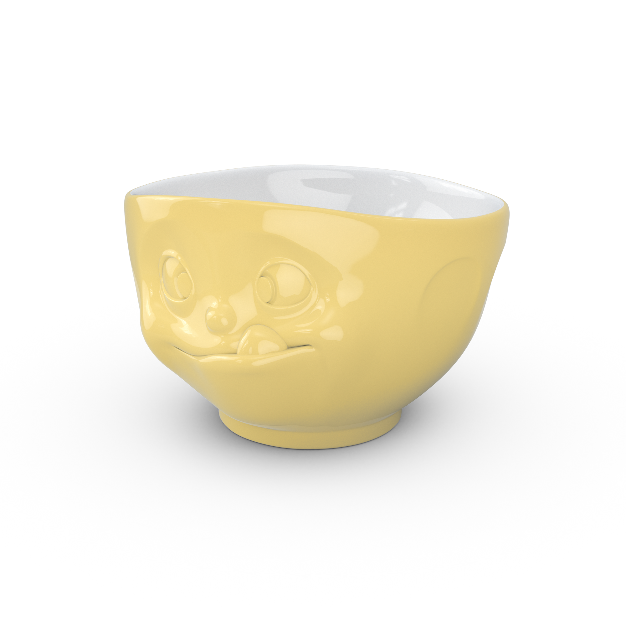 Tasty Face - Yellow 16 oz. Bowl