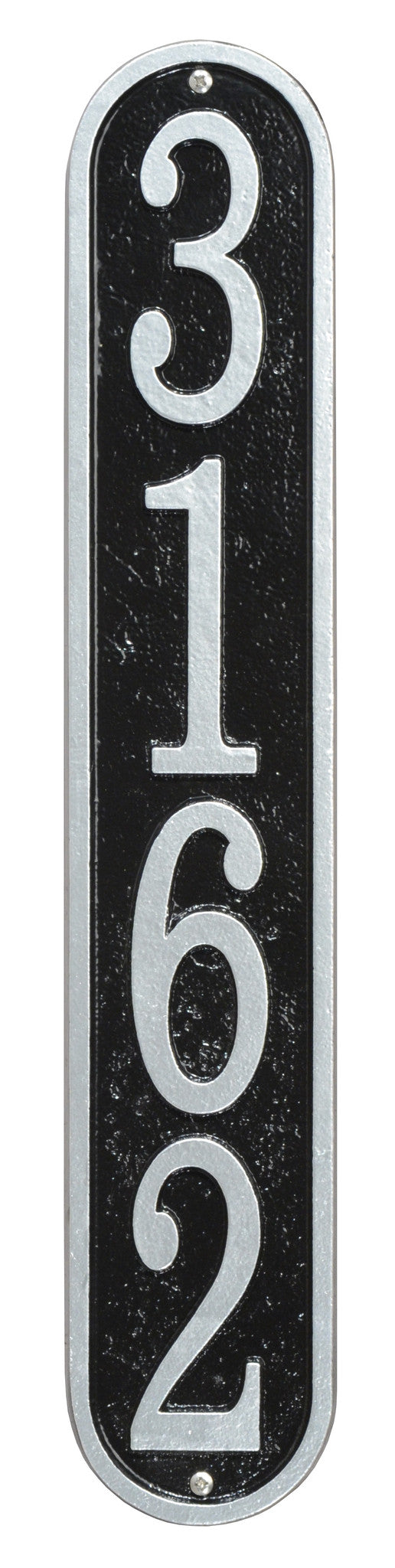 Vertical House Numbers Plaque 