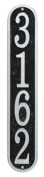 Vertical House Numbers Plaque 