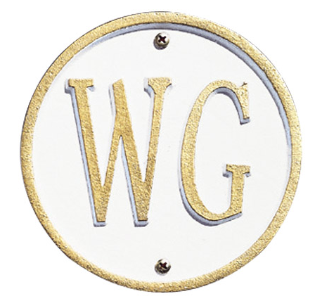 Flag Arch Wall Address Plaque 