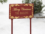 Holly Lawn Plaque 